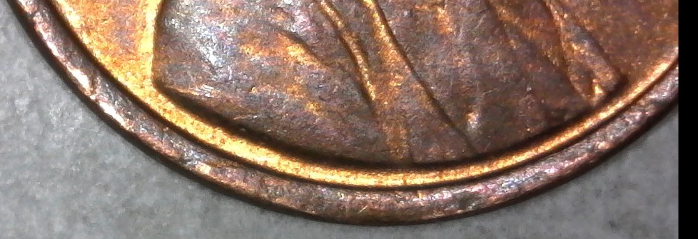 1978-P-Lincoln-Memorial-Cent-With-Curved-Clipped-Planchet-Found-CRH!